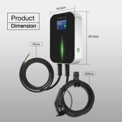 IEC 62196-2 Wall mounted 22KW electric car charger